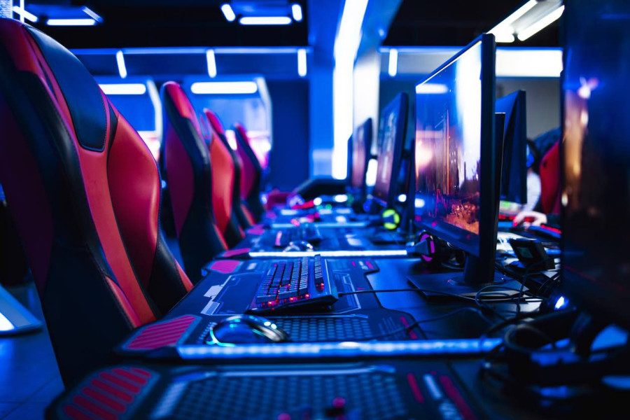 Esports gaming setup